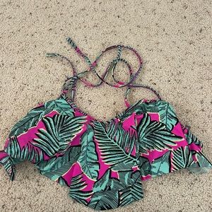 LA hearts swim top. size medium